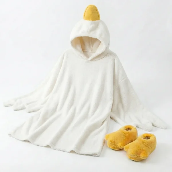 Is there a white Silly Goose PJs color option? White adult goose onesie wearable blanket with matching slippers.
