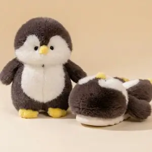 Fluffy Penguin Slippers