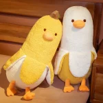 banana duck plushy gallery 01 Plush banana duck toy, Banana duck stuffed animal, Cute duck plushie, Soft banana duck doll, Quirky plush banana duck.