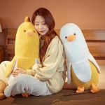 banana duck plushy gallery 05 Plush banana duck toy, Banana duck stuffed animal, Cute duck plushie, Soft banana duck doll, Quirky plush banana duck.